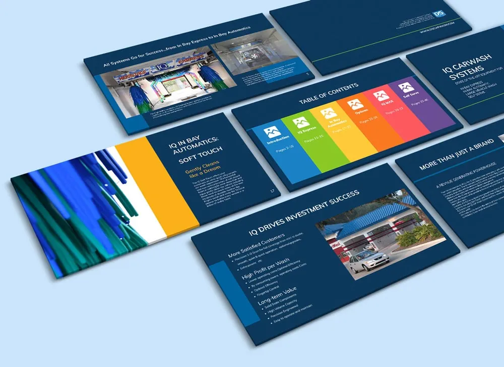 Marketing Collateral for D&S Car Wash Systems