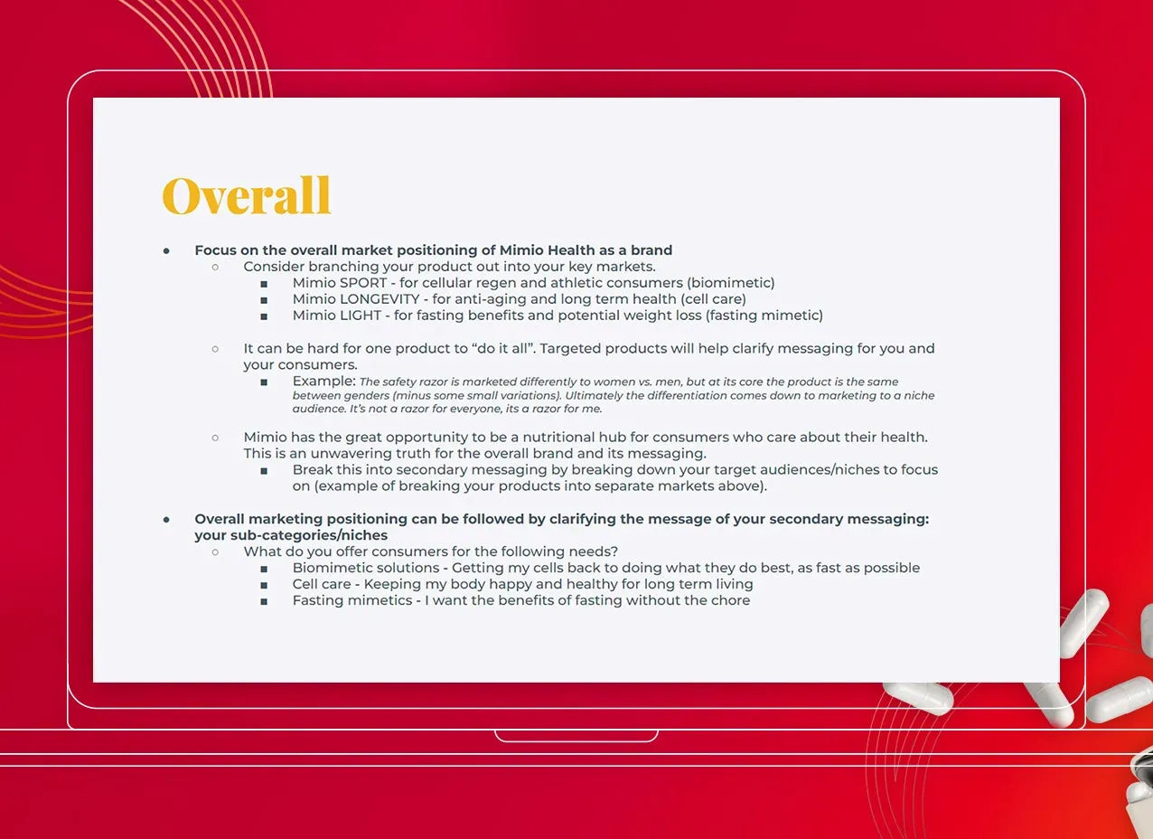 Marketing Audit & Strategy for Mimio was conducted.