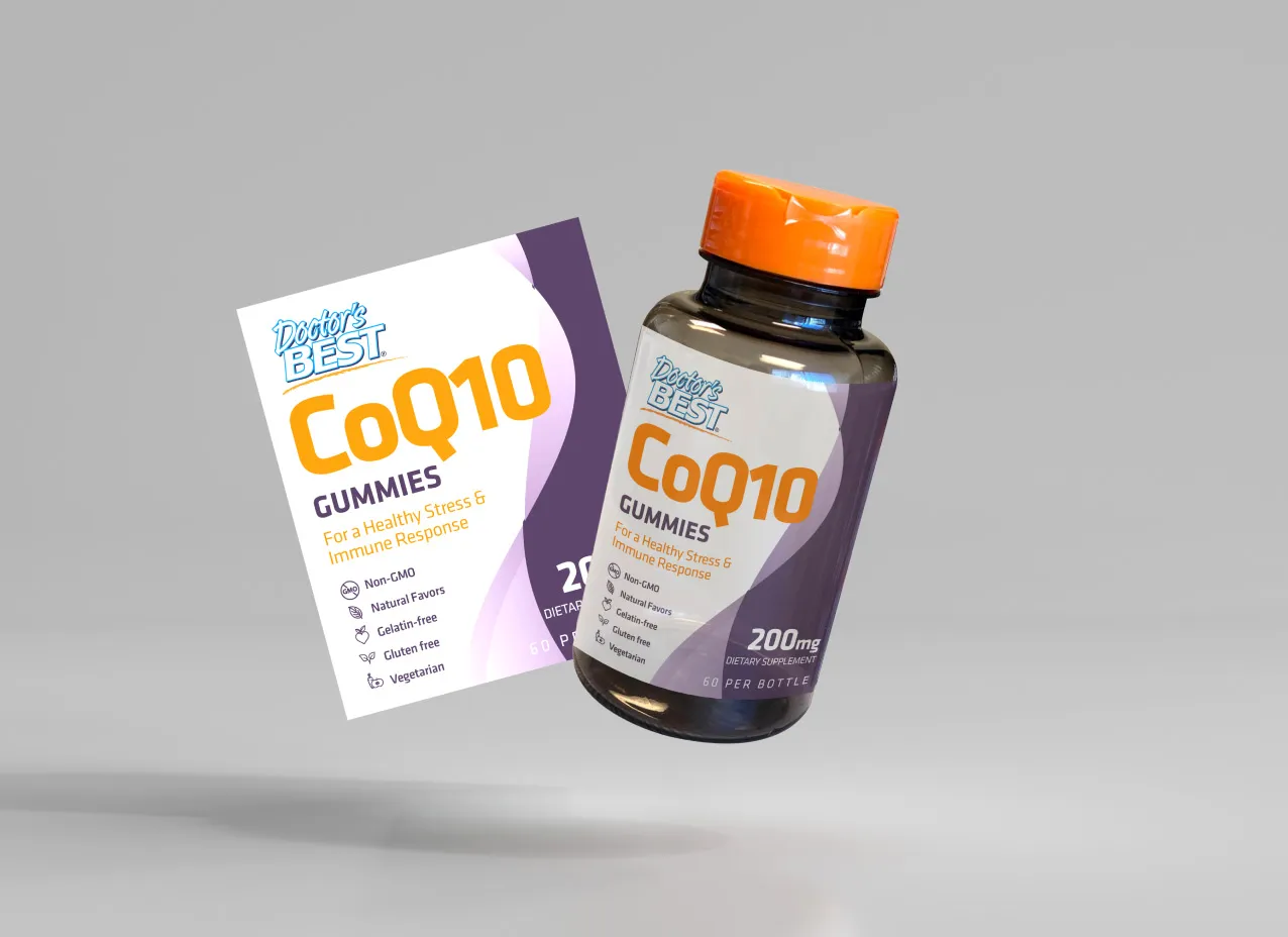 Packaging and label design created for Doctor's Best, a wellness company.