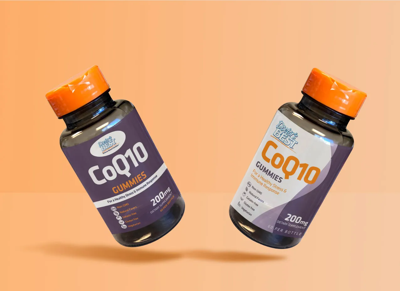 Packaging and label design created for Doctor's Best, a wellness company.
