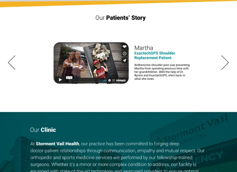 Content writing and design created for MDconnect, a healthcare company.