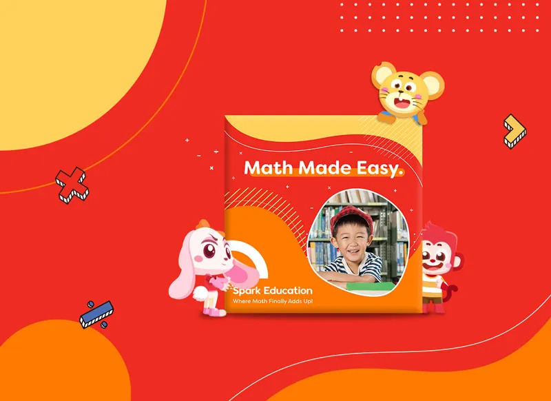 Social media asset design created for Spark Education, a Designity client.