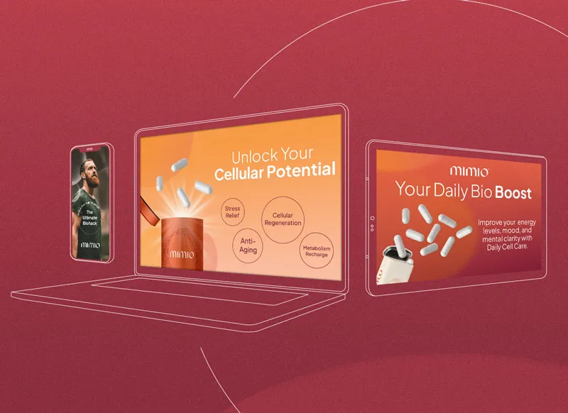 Social media ad design created for Mimio, a Designity client.