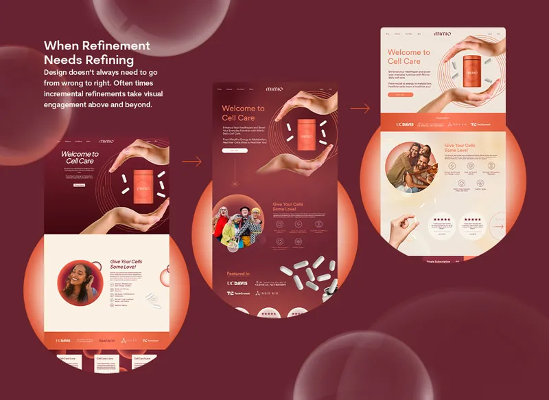 Website redesign for Mimio, a Designity client.