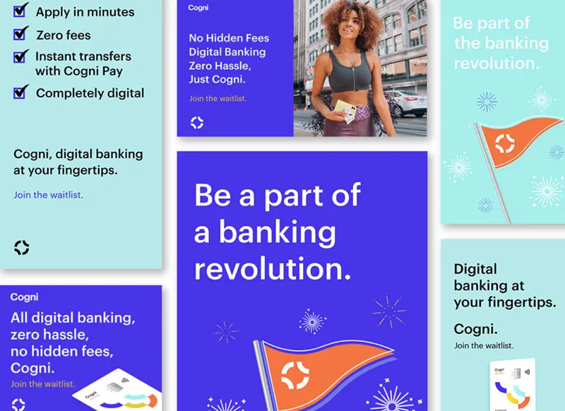 Social media ads created for Cogni, a Designity client.