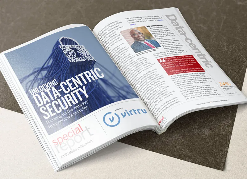 Magazine layout and design created for SC Magazines.