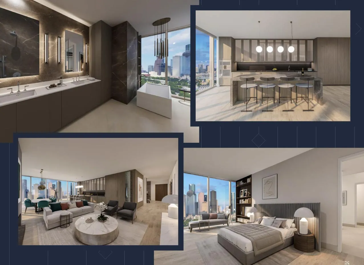 Booklet design for DC Parnters, a real estate company.