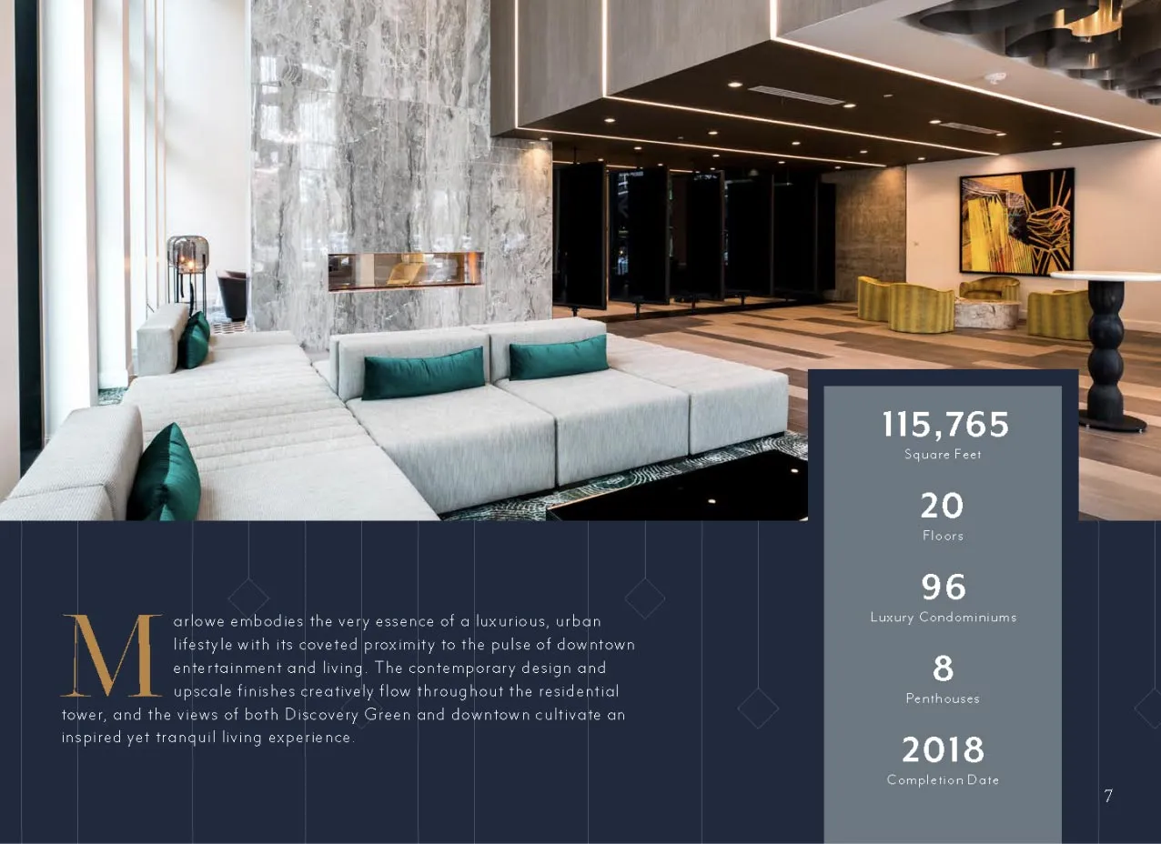 Booklet design for DC Parnters, a real estate company.