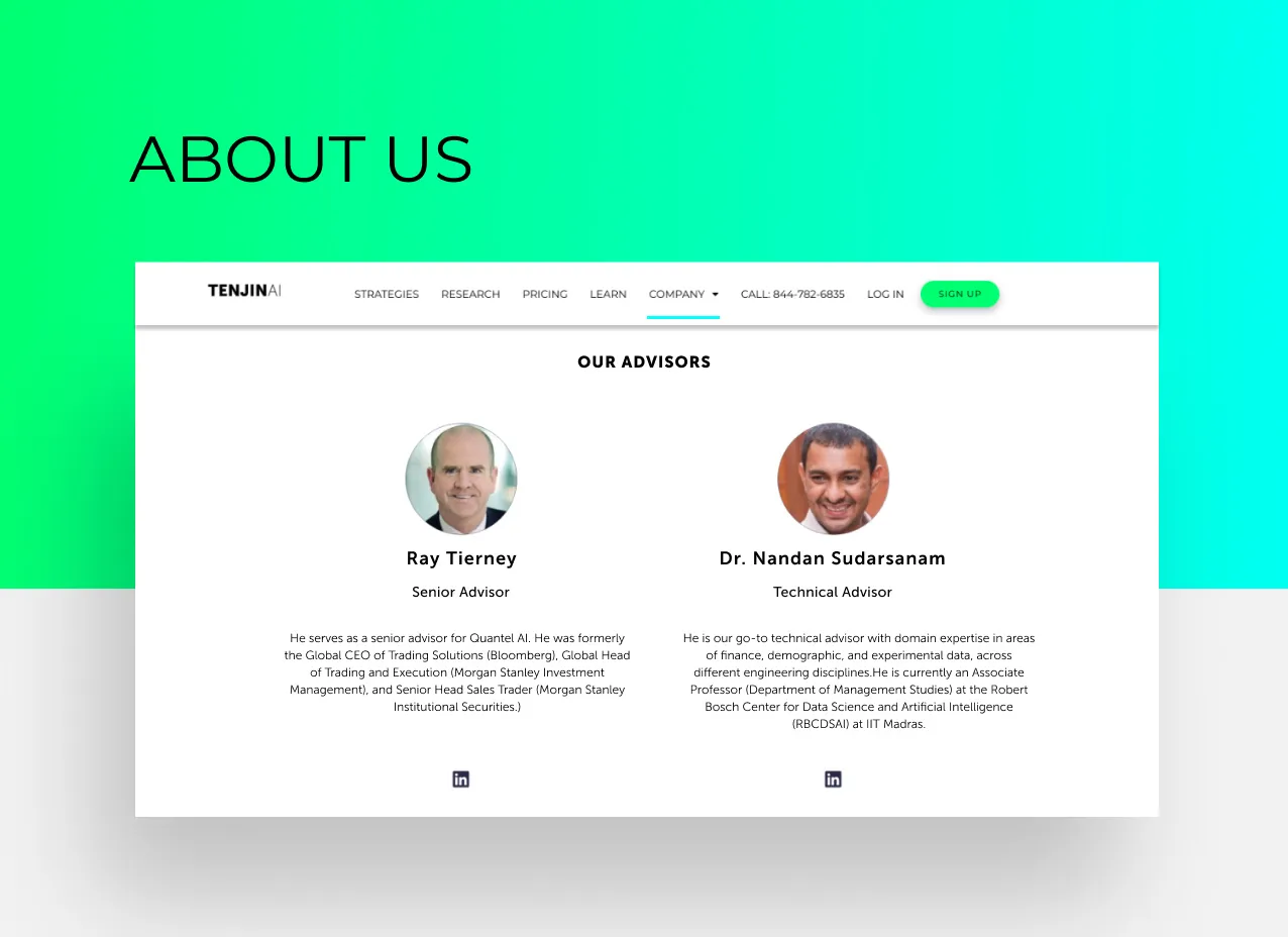 Content writing project completed for Tenjin AI.
