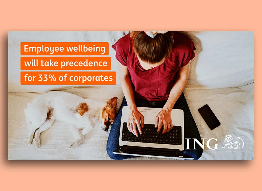 Social media ad design for ING.