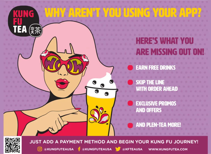 Custom illustrations created for Kung Fu Tea.