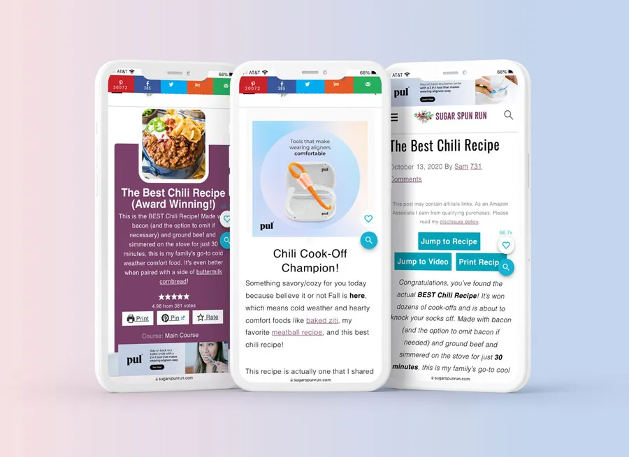 Google display ads created for PUL Technologies.