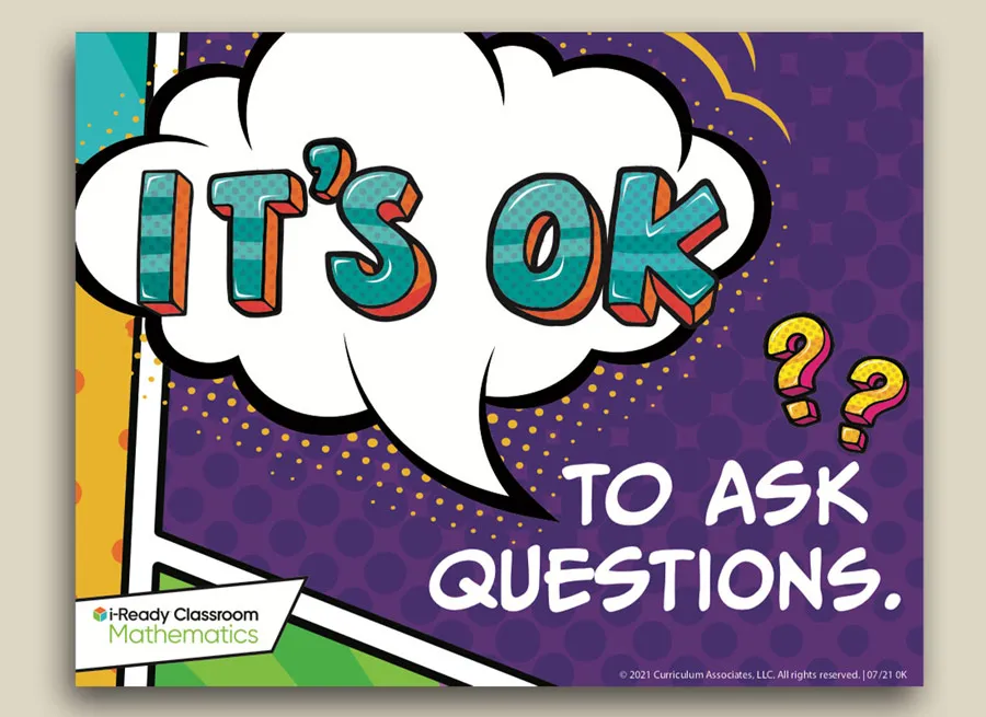 Graphic designs for the classroom, created for i-Ready.
