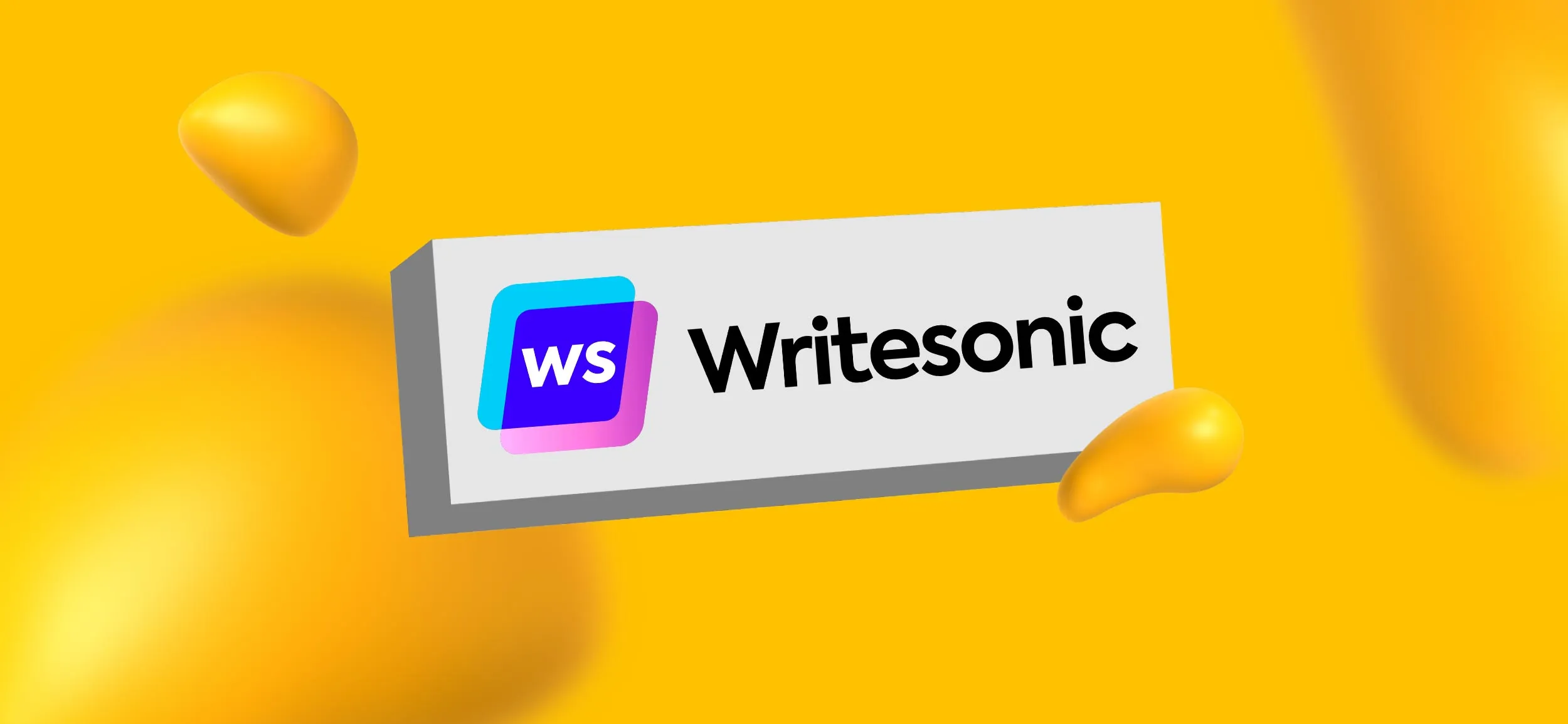 Logo for Writesonic, an AI text generator ideal for content creation.