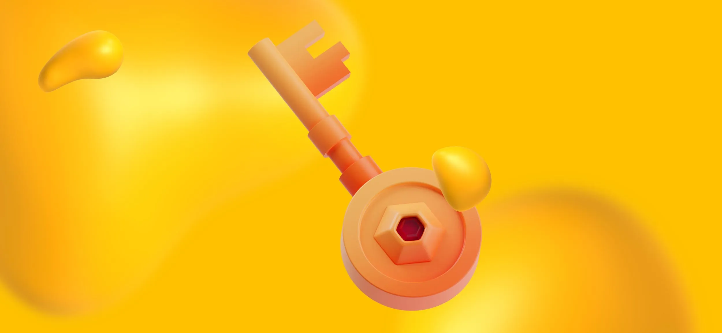 A giant key, for key advantages subscription-based services can provide.