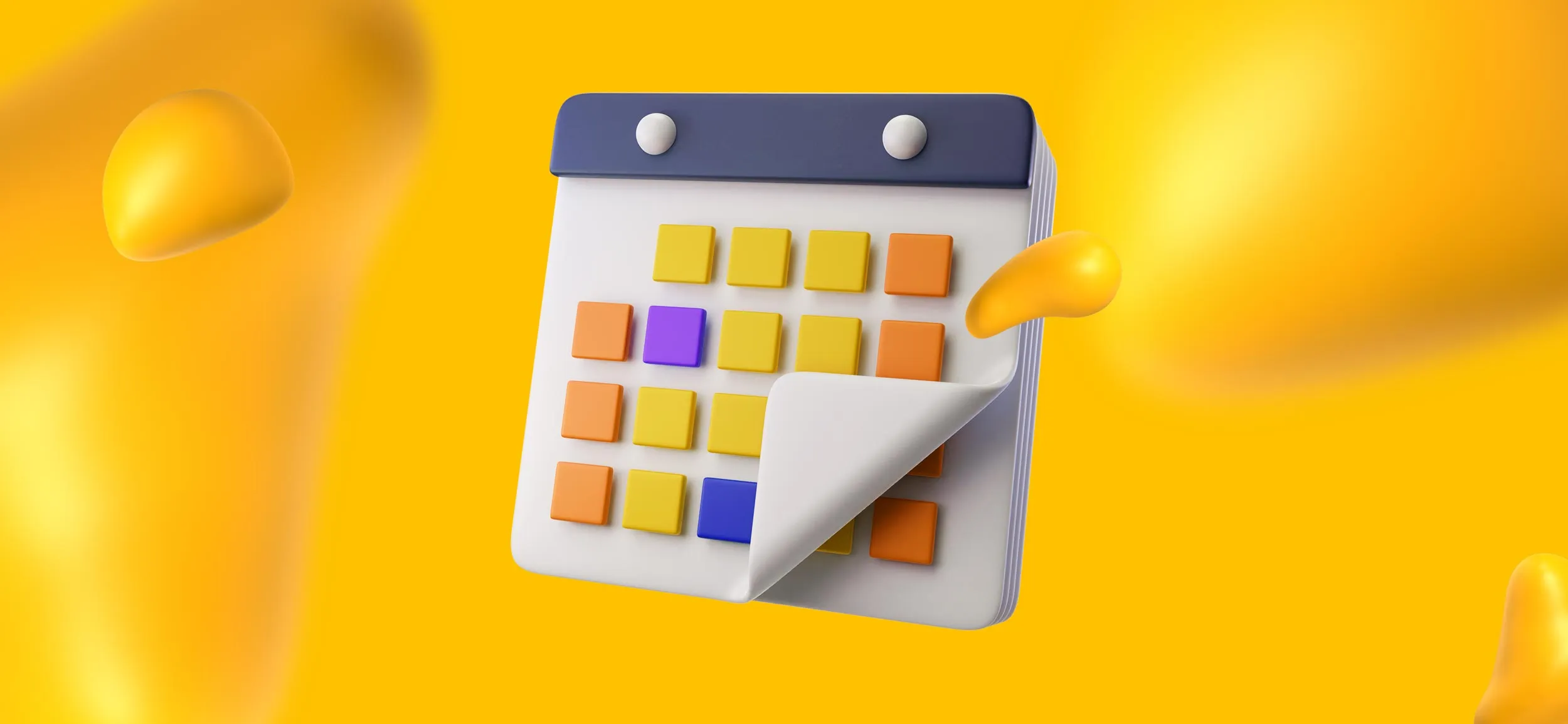 A calendar, for rushing through planning, a motion graphics mistake designers should avoid.
