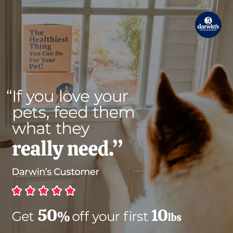 Darwin's Natural Pet Products ad. 