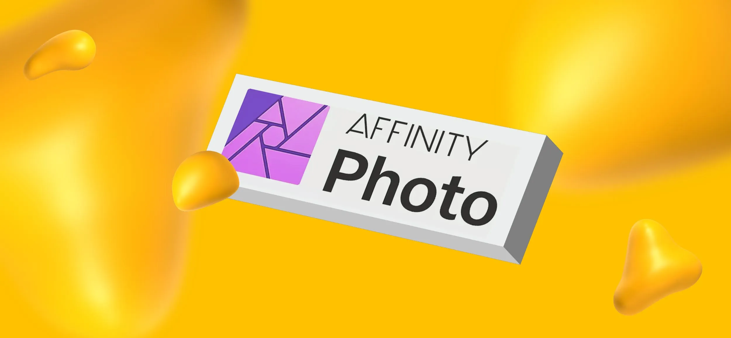 The logo for Affinity Photo, graphic design software that can be used for custom eBook cover design.