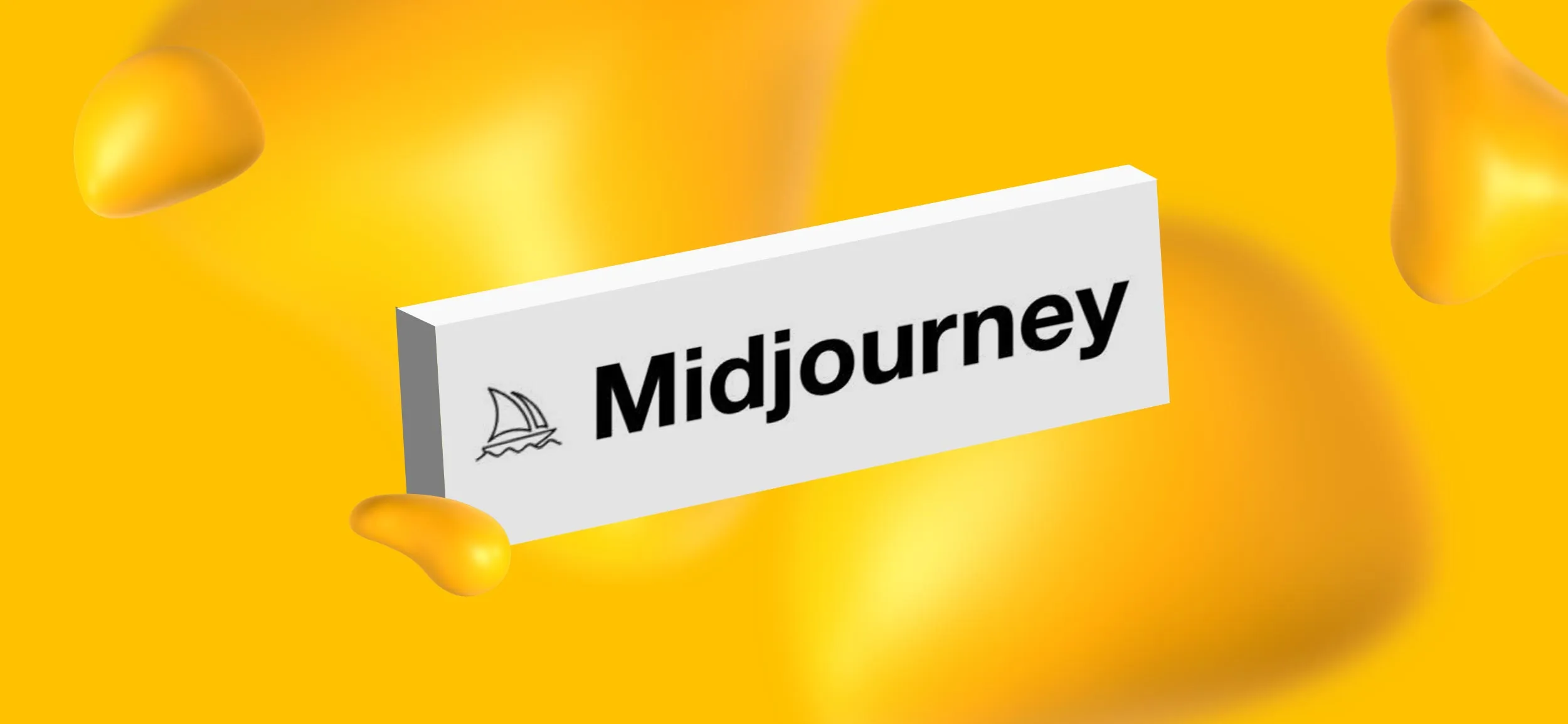 The logo for Midjourney, an artificial intelligence art generator.