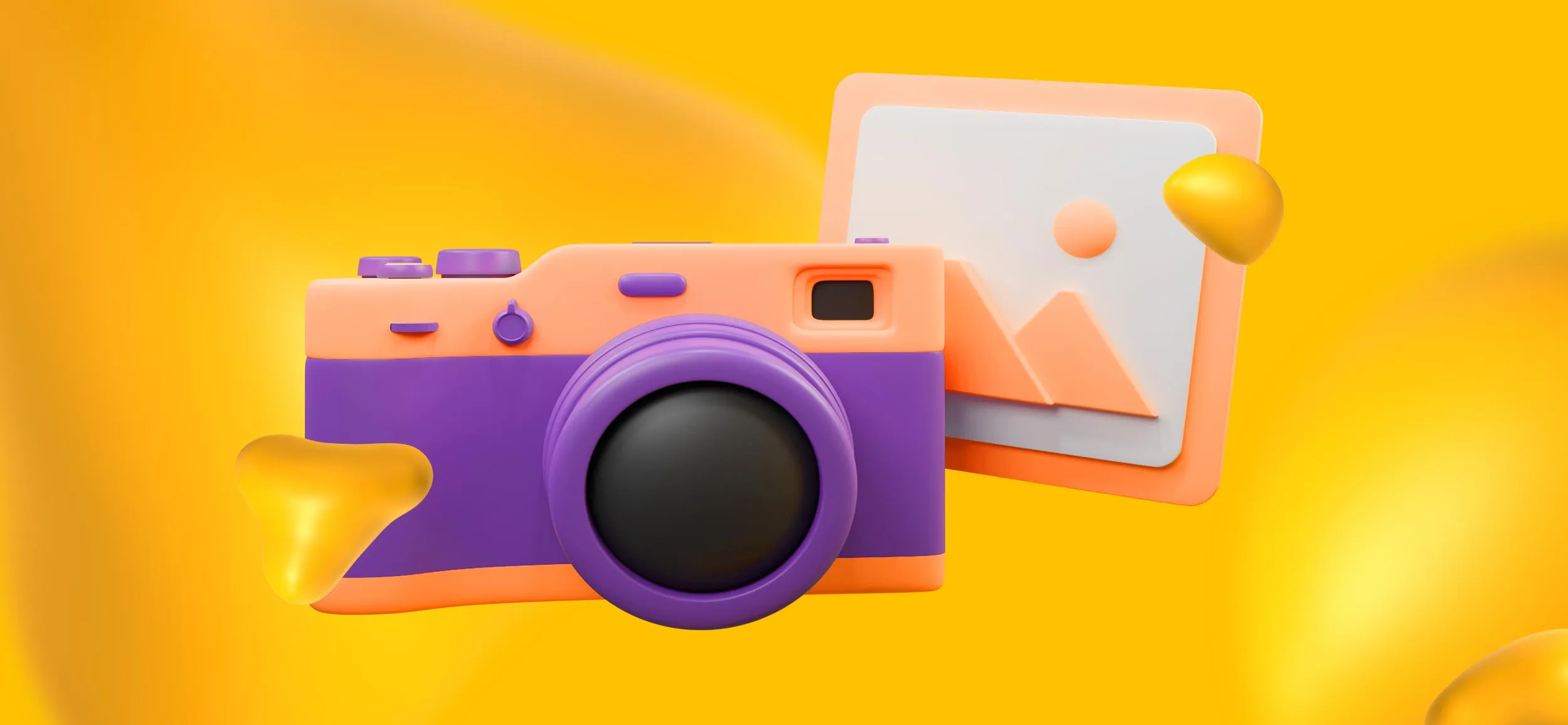 A camera sitting beside a photograph.