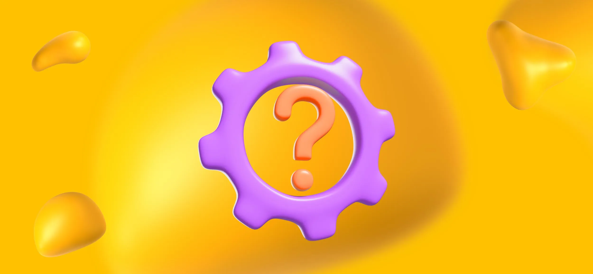 A gear with a question mark in it, for what is an augmented reality workshop?