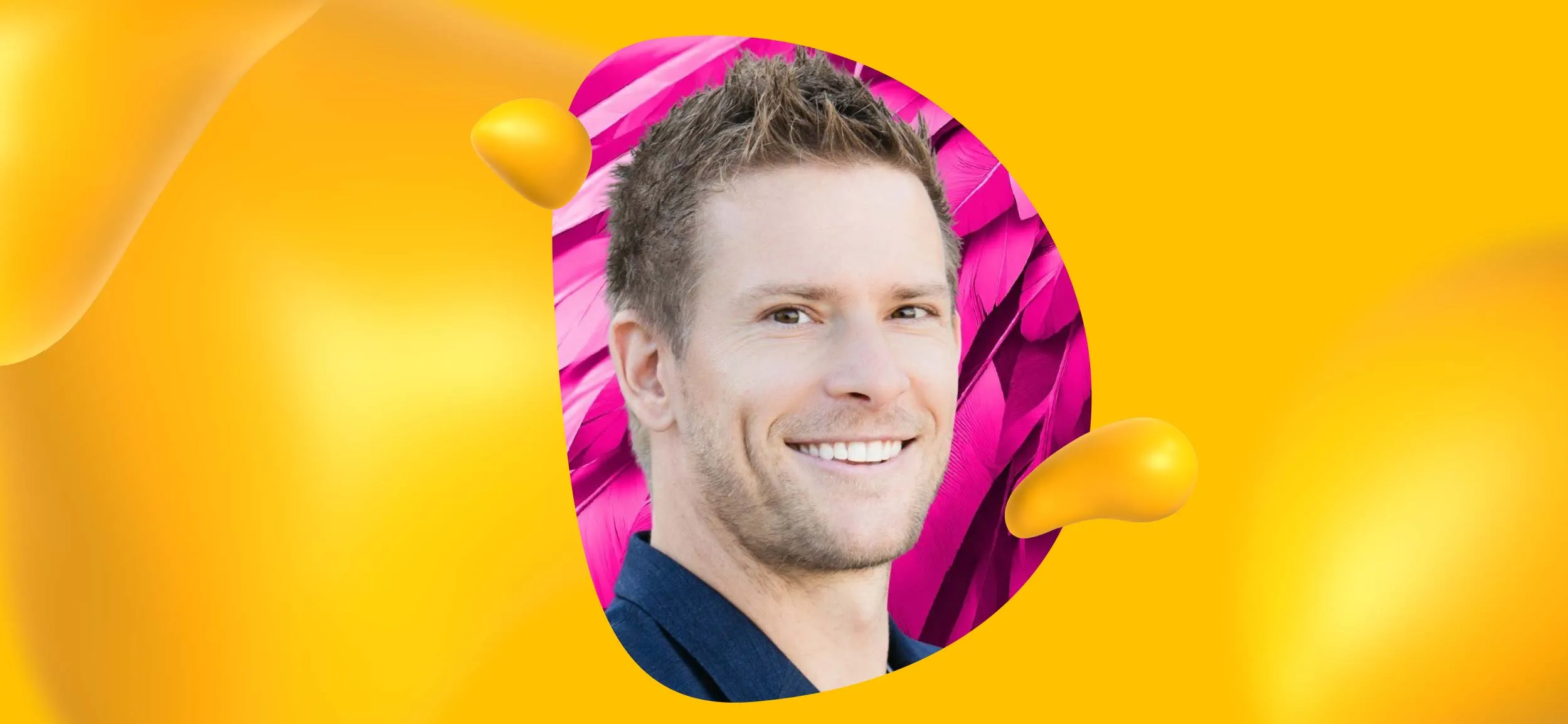 A headshot of Jacob Cass, founder and CEO of brand agency, JUSTCreative.
