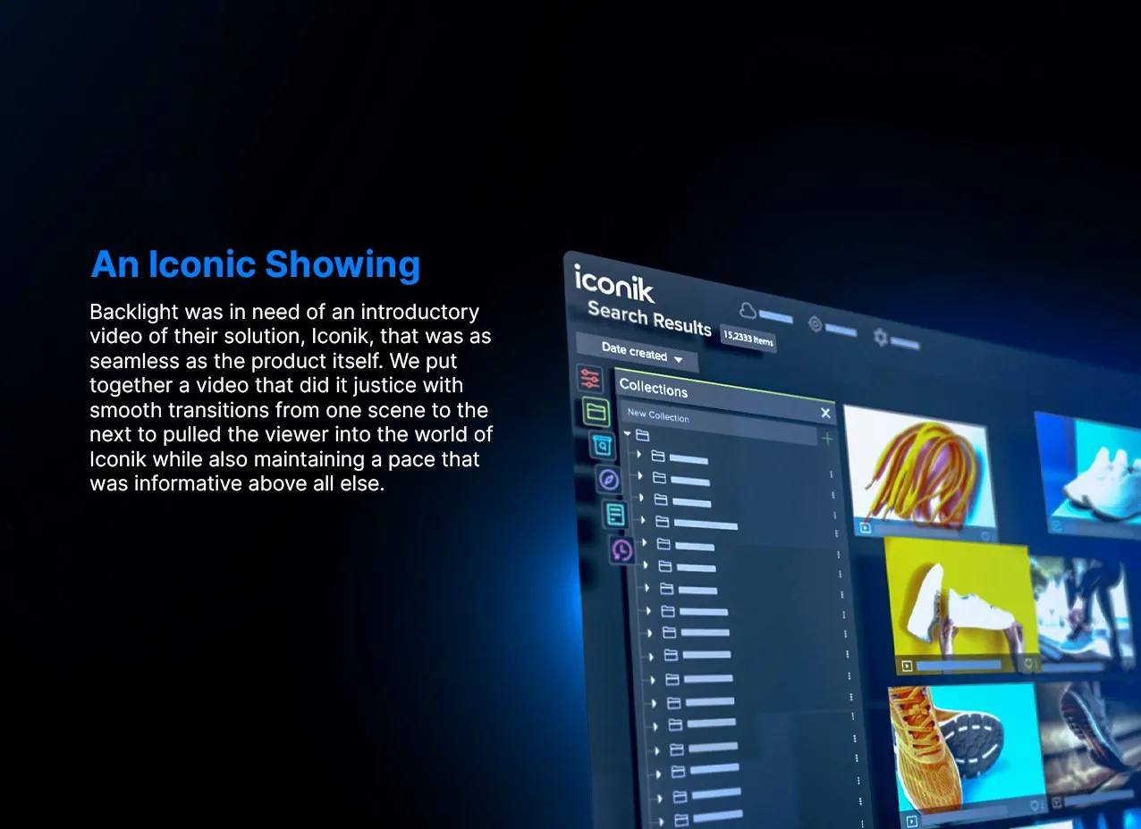 Backlight Motion Graphic & Video by Designity and overview of our video project.