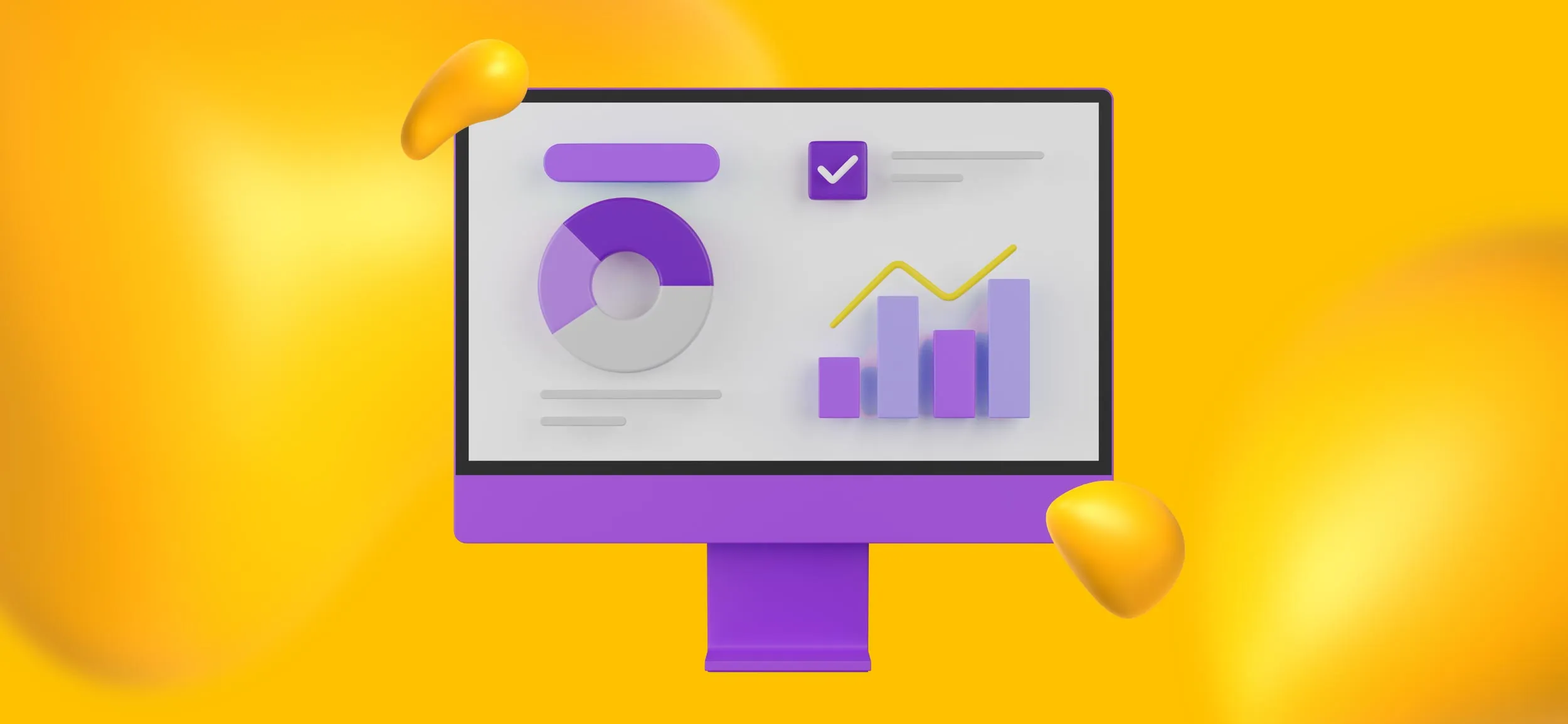 Elements of data analysis on a computer monitor, for "use data-driven insights," an entertainment marketing best practice.