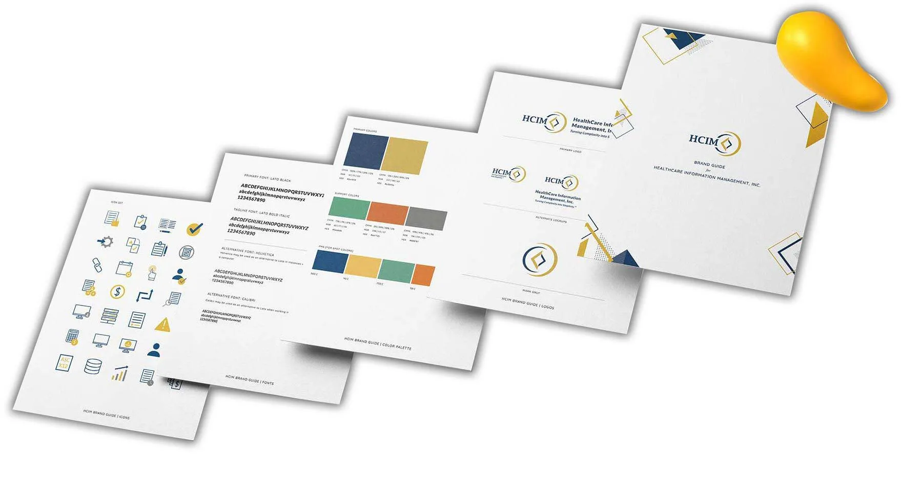 Brand guidelines created for HCIM.