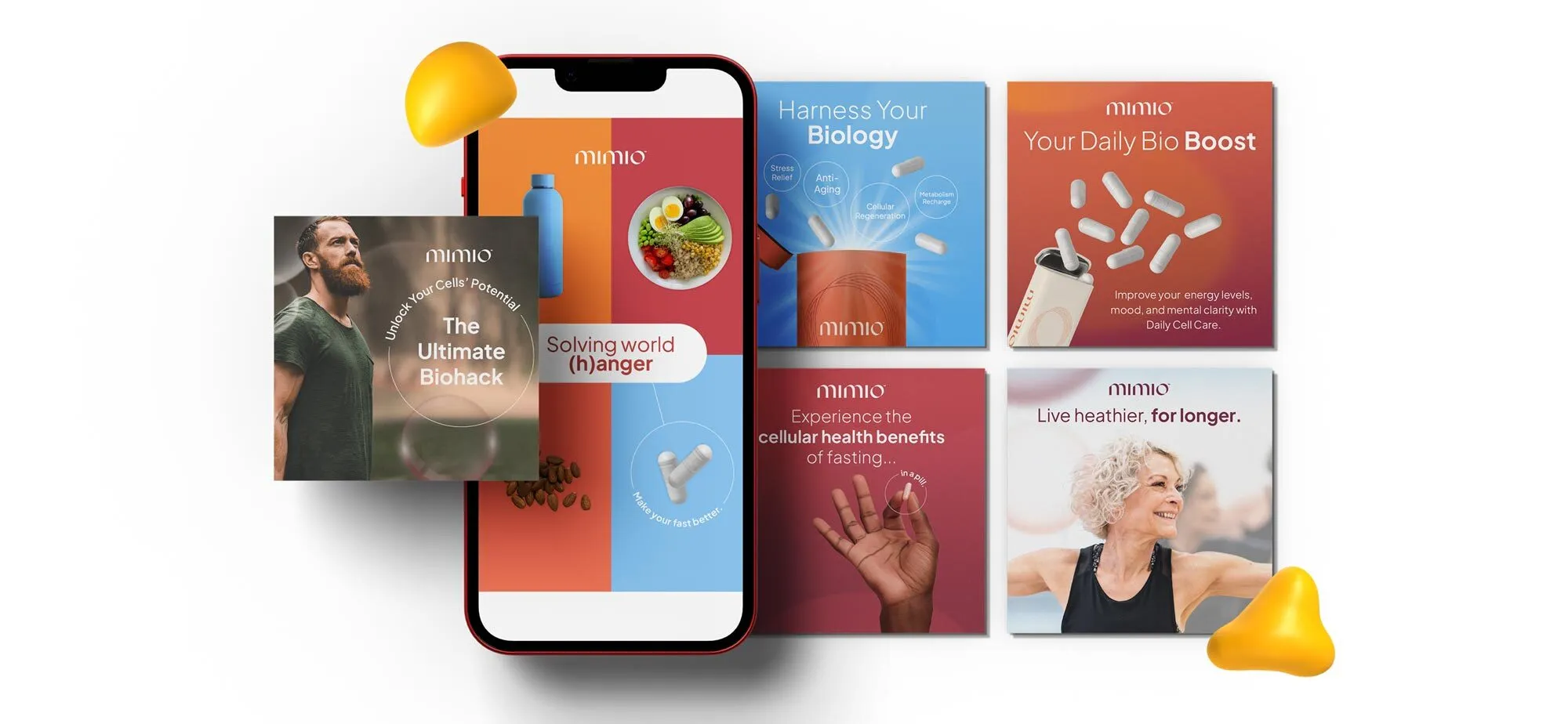 Refined ad sets for Mimio Health.