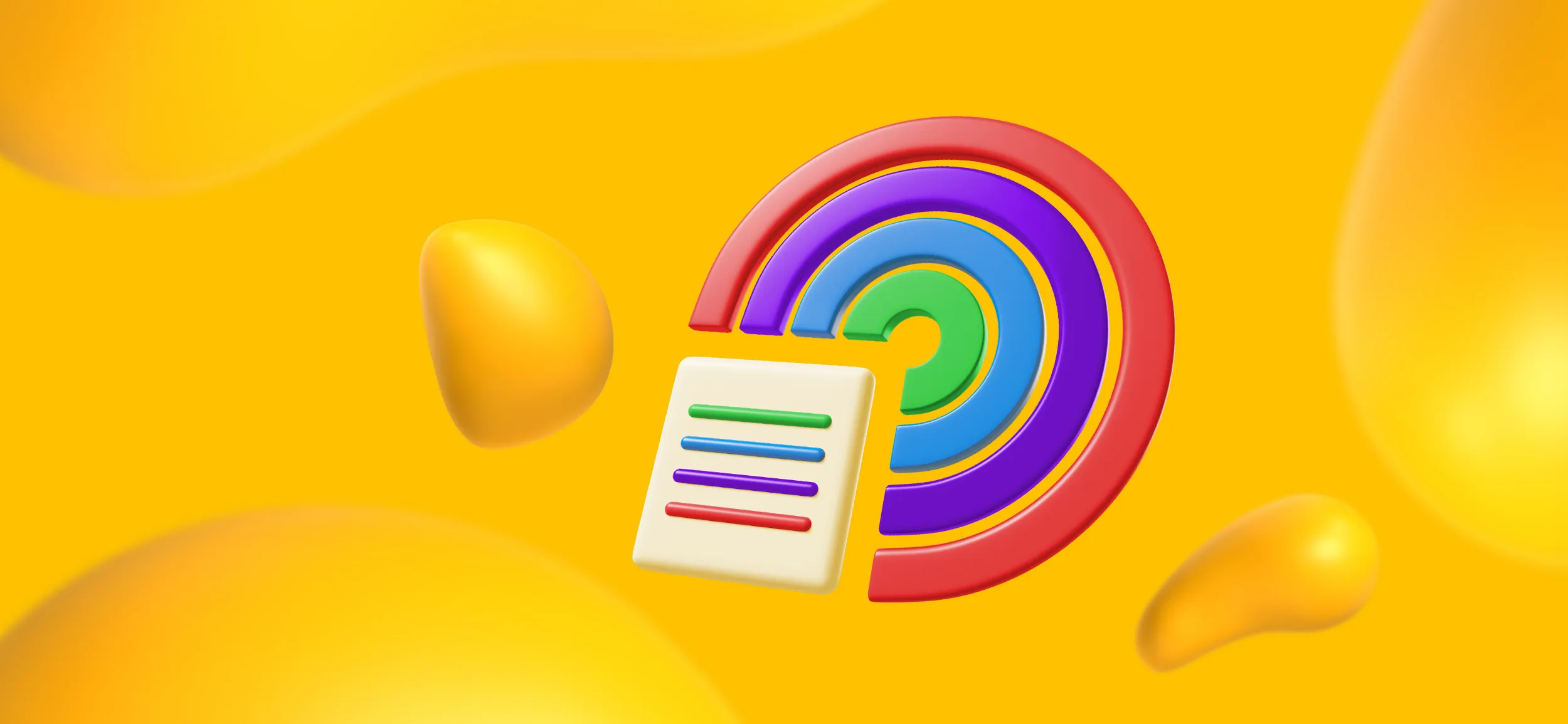 A circle made up of different colored bands, for the important of segmentation in digital marketing.