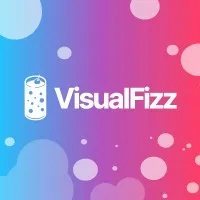 Logo for VisualFizz, one of Designity's picks for top advertising agency in Chicago.