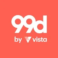 Logo for 99designs, one of Designity's picks for top affordable web design service in 2025.