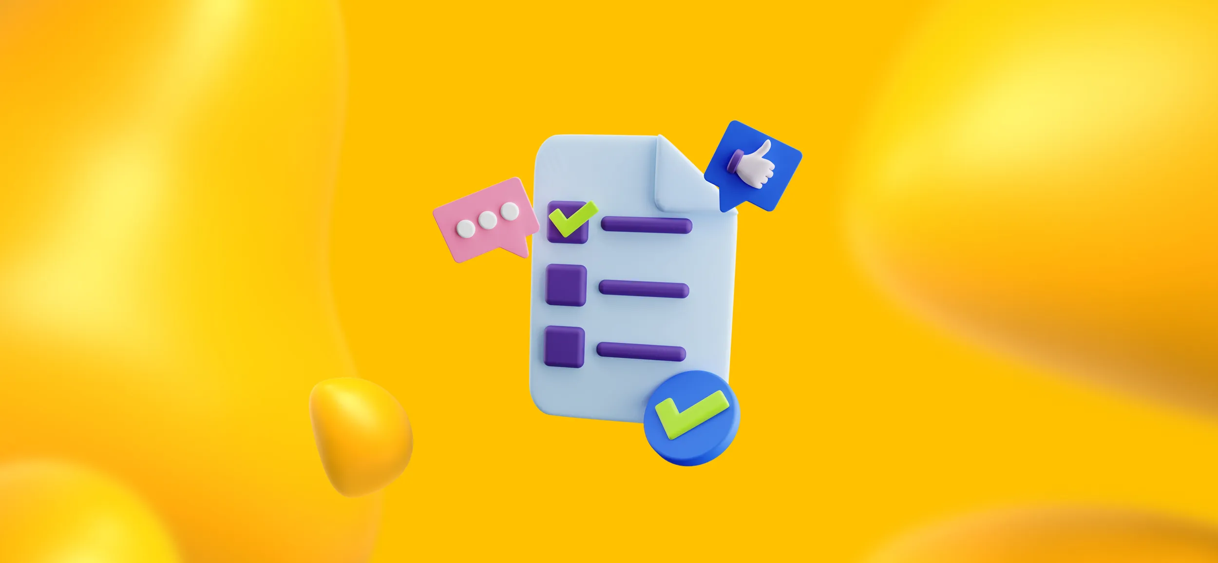 A clipboard with a checkmark and thumbs up, for 4 benefits of professional illustration services.