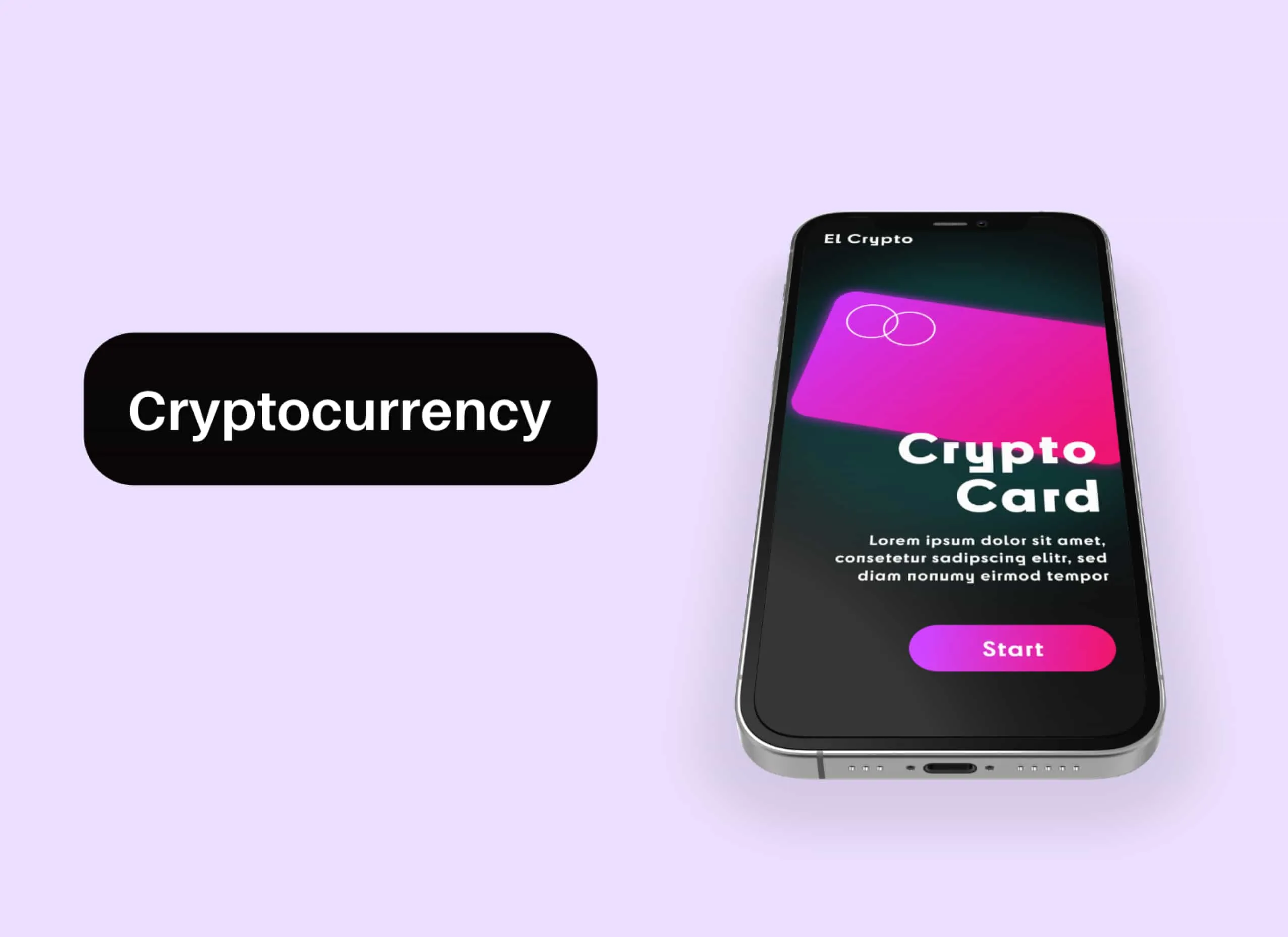 Mobile App Design for Cryptocurrency Wallet