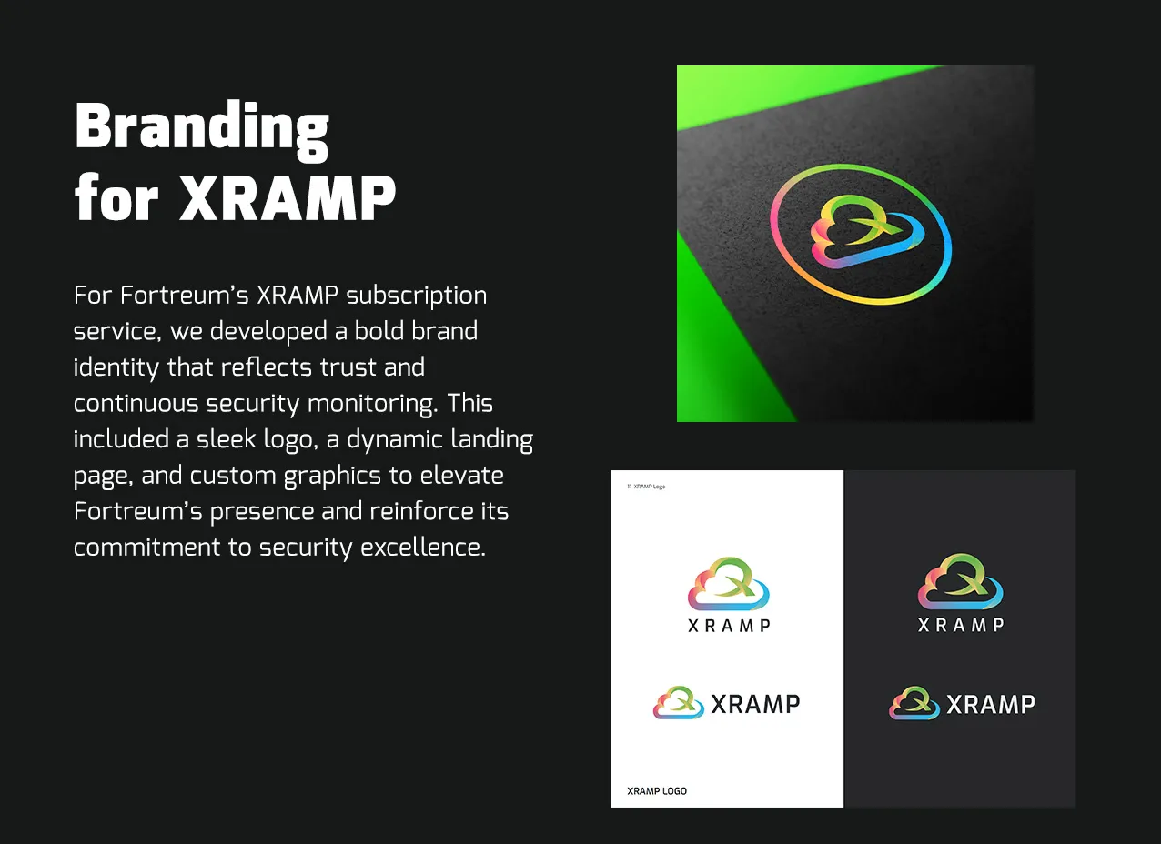 xramp logo and branding by designity logo variations