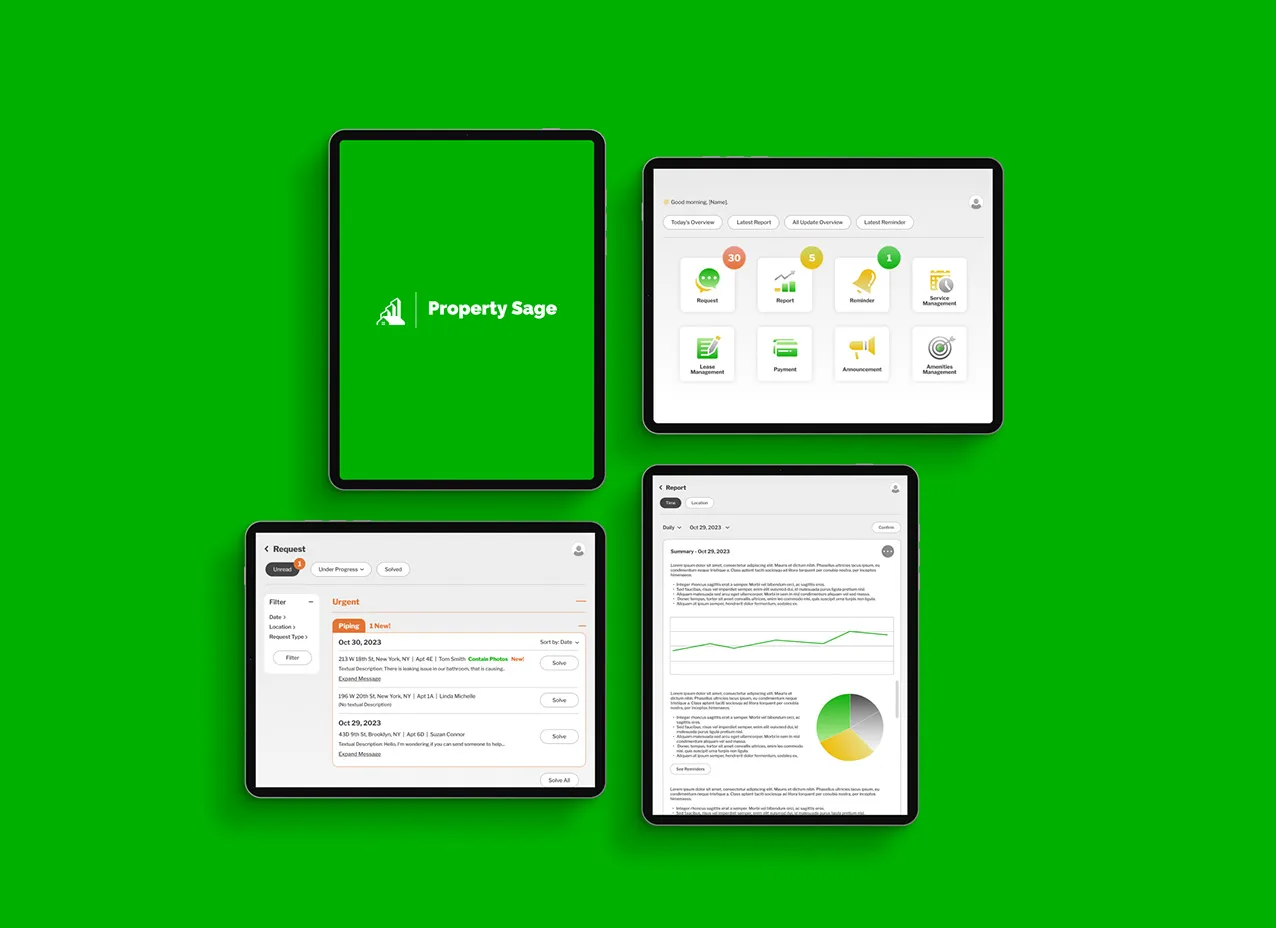 Mobile App Design for Property Sage