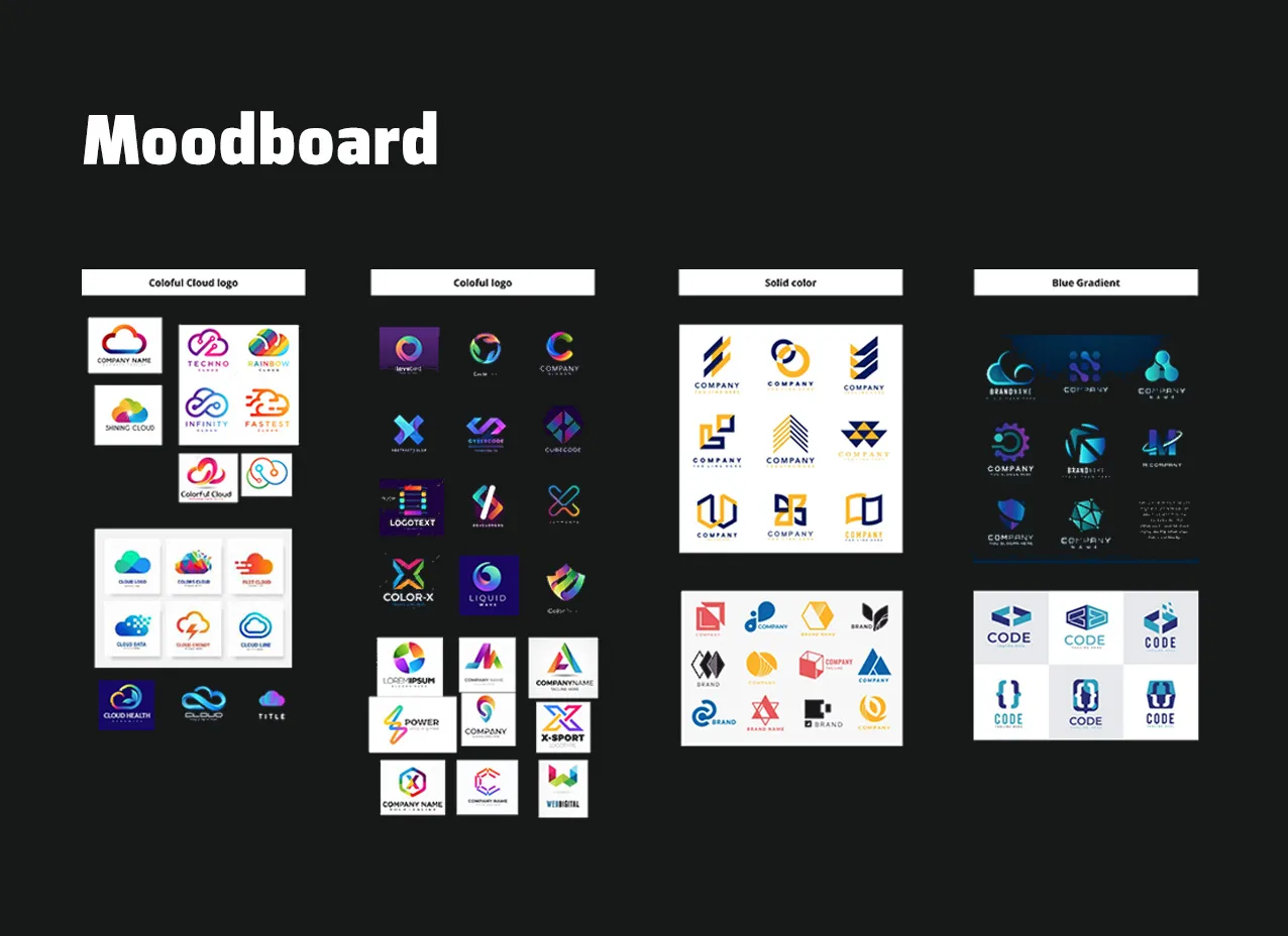 xramp logo and branding by designity moodboards