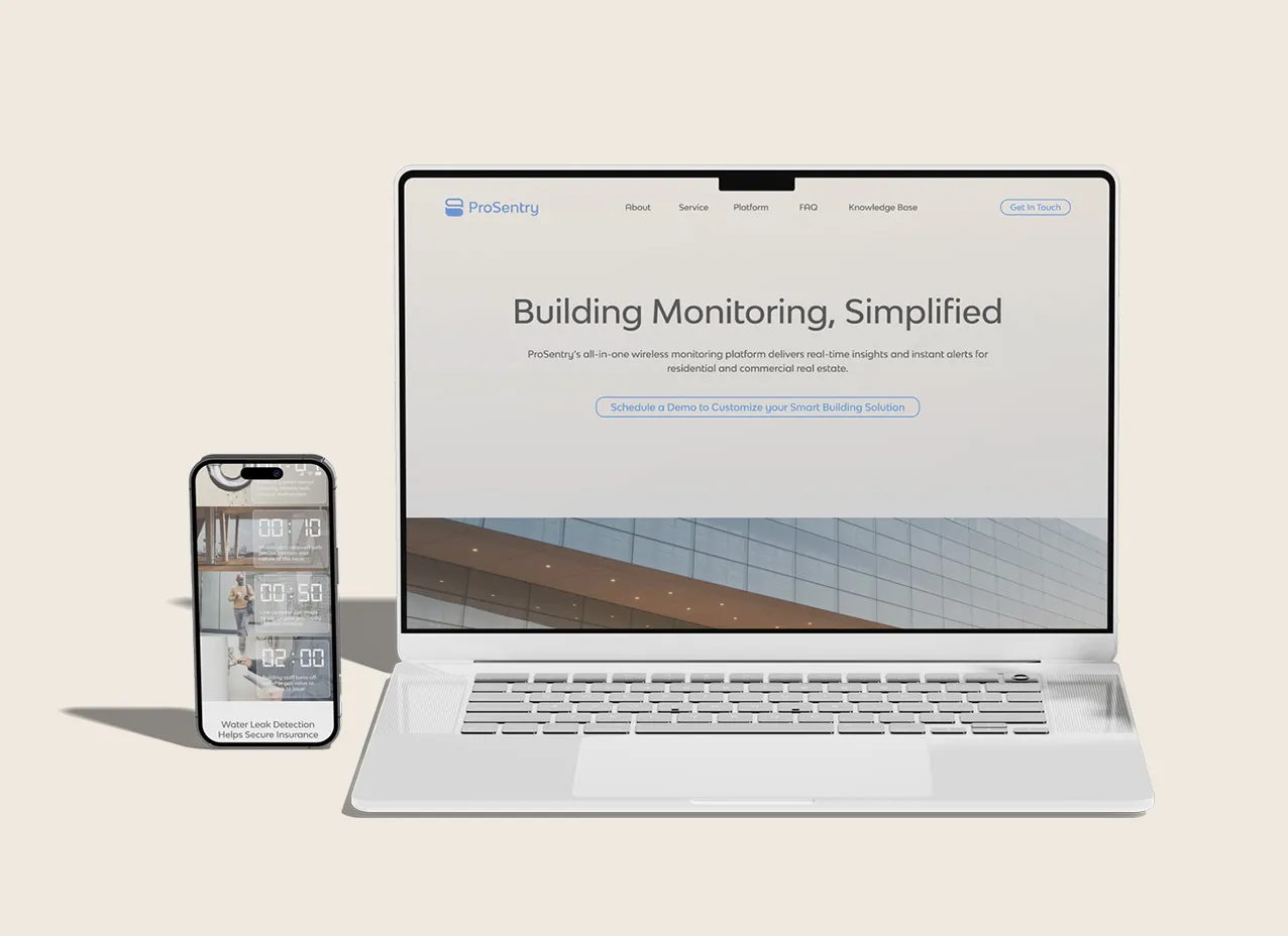 Website Design and Coding for ProSentry