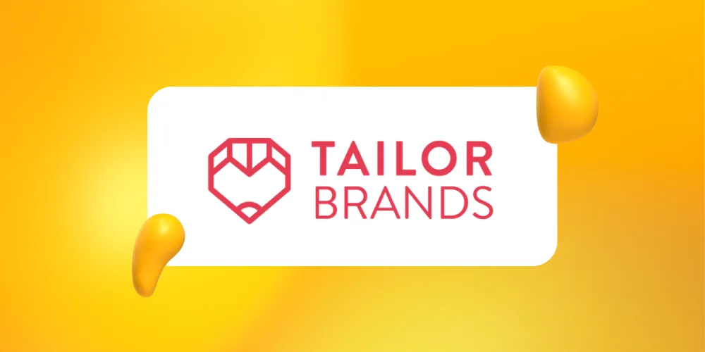 Logo for Tailor Brands, an AI logo design tool.