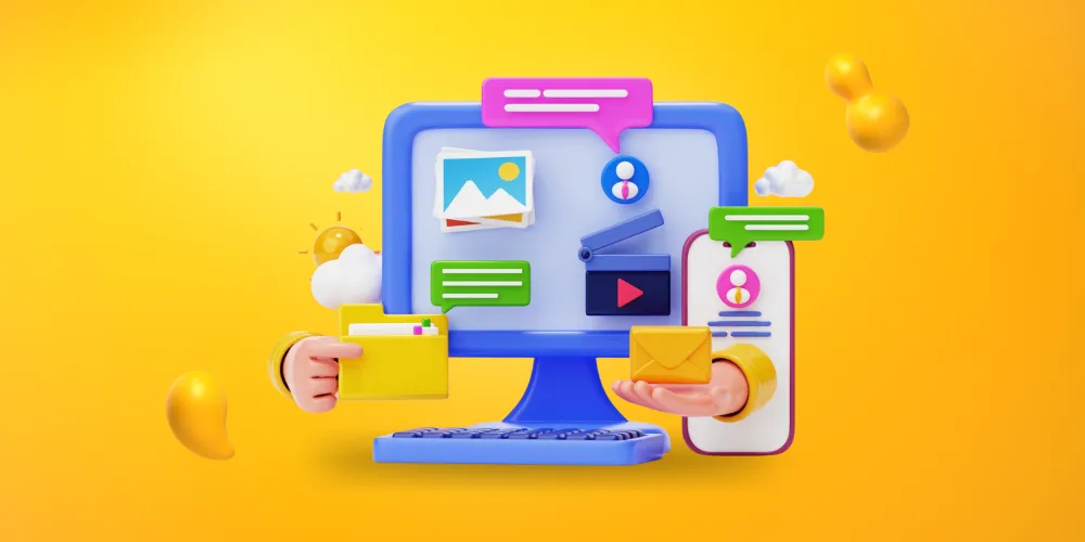 An overly cluttered webpage. Simplifying your navigation is a must for a high-converting SaaS website.
