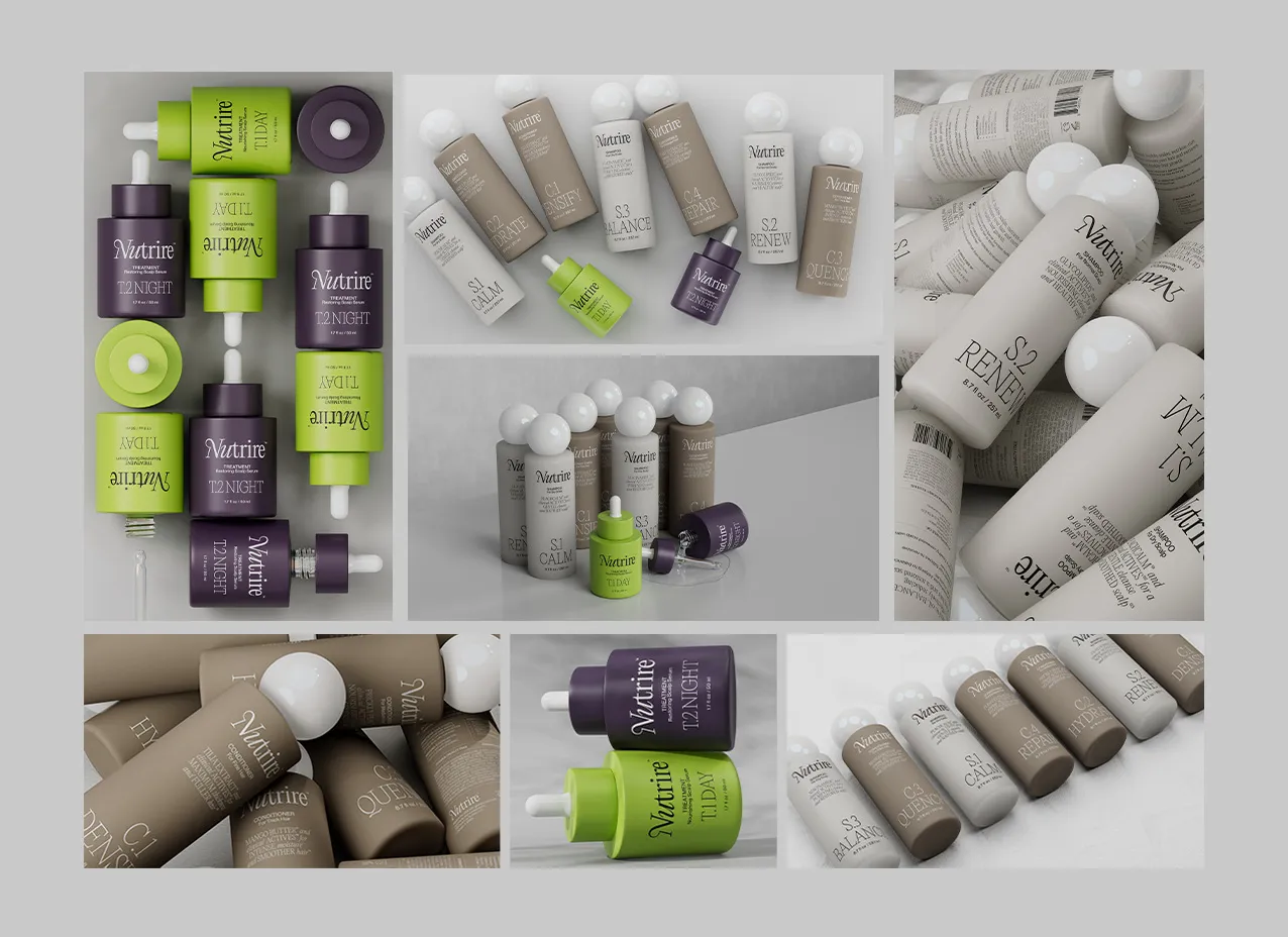 tricoci packaging and labels by designity final rendered products