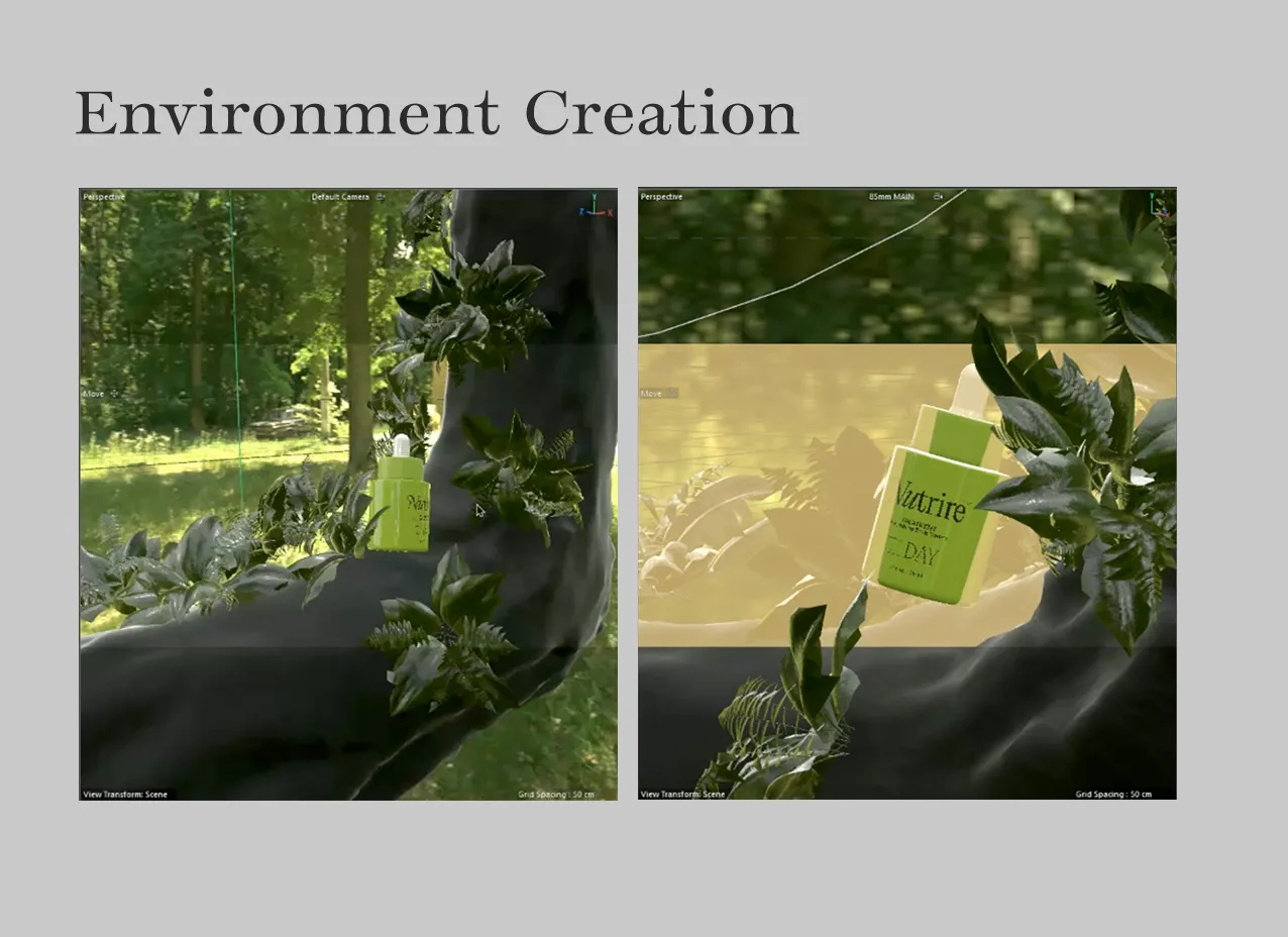 tricoci packaging and labels by designity environmental background rendering 