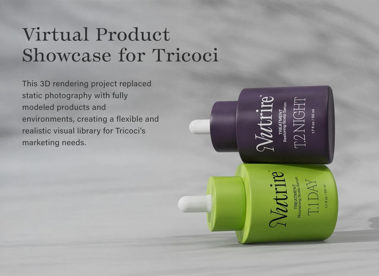 tricoci packaging and labels by designity visual product showcase