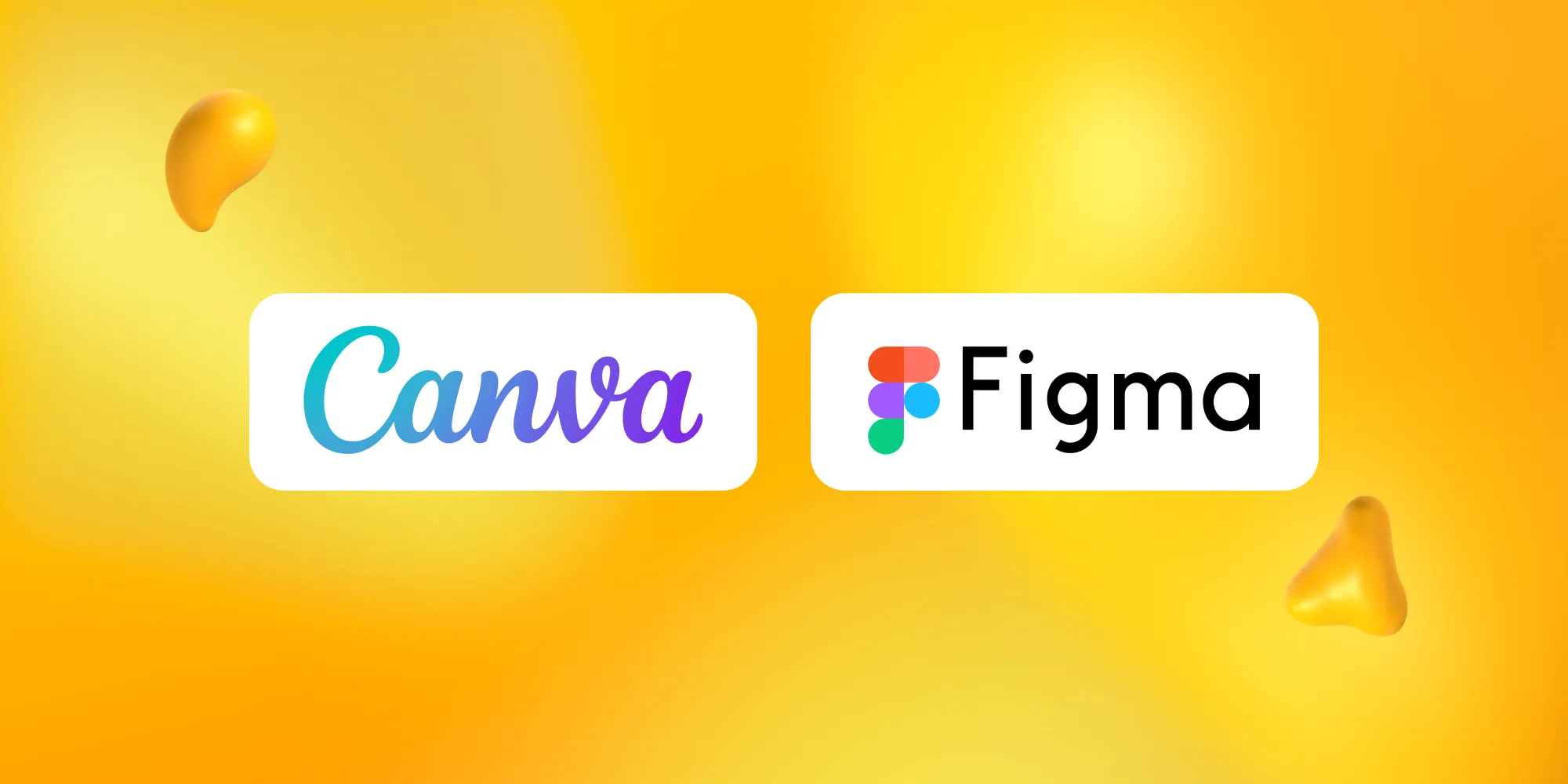 Logos for Canva and Figma, two leading design tools.