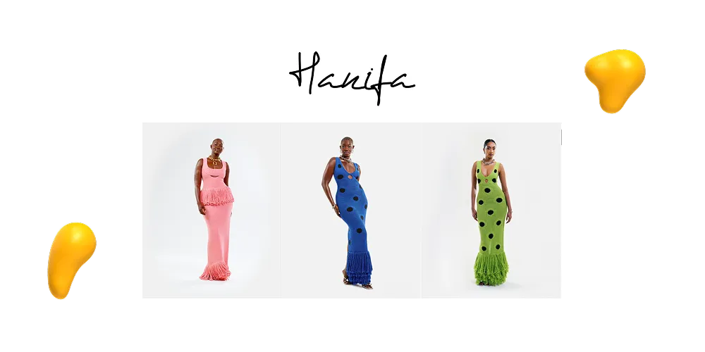 A sample from Hanifa's digital lookbook