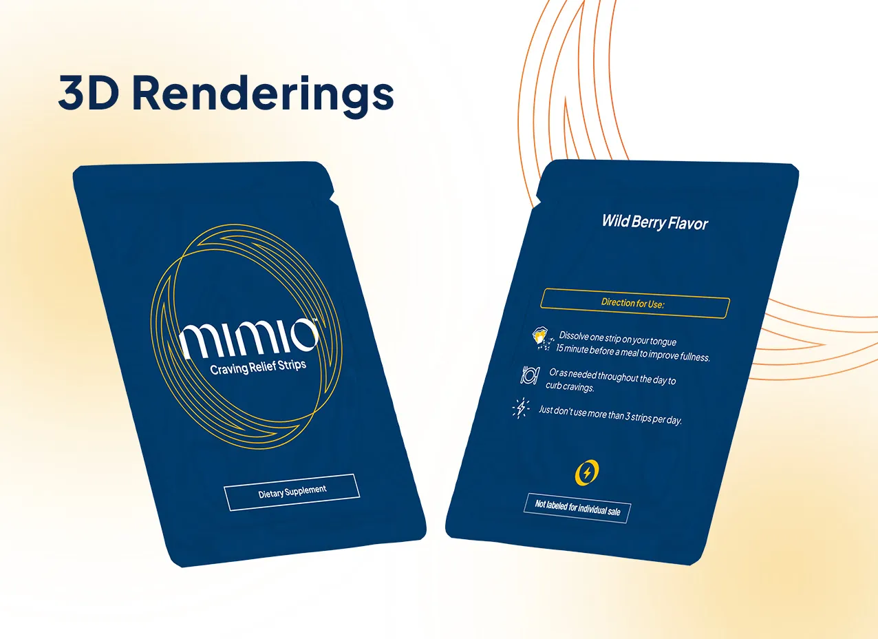 mimo packaging design and labels by designity 3d renderings