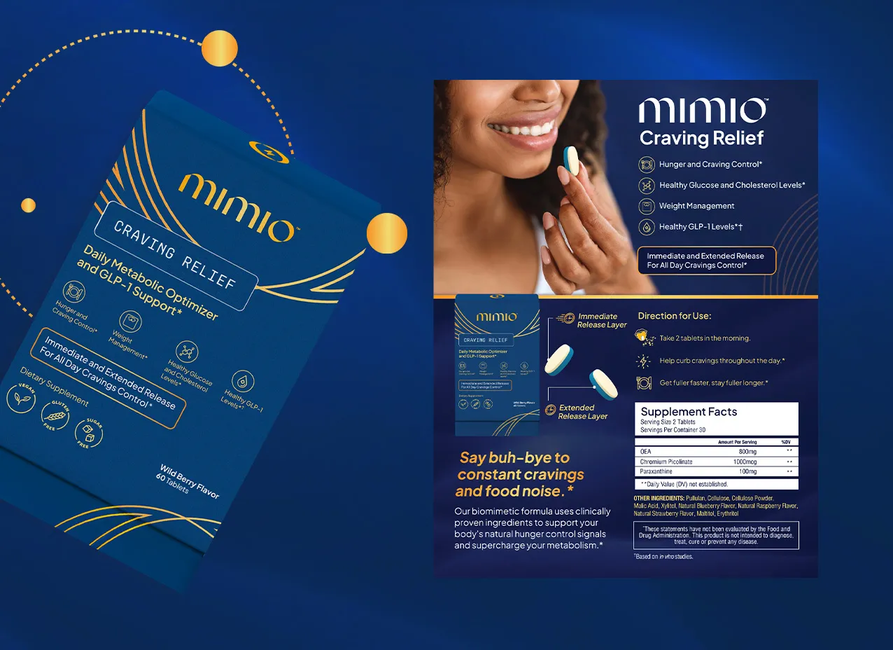 mimo packaging design and labels by designity sell sheets