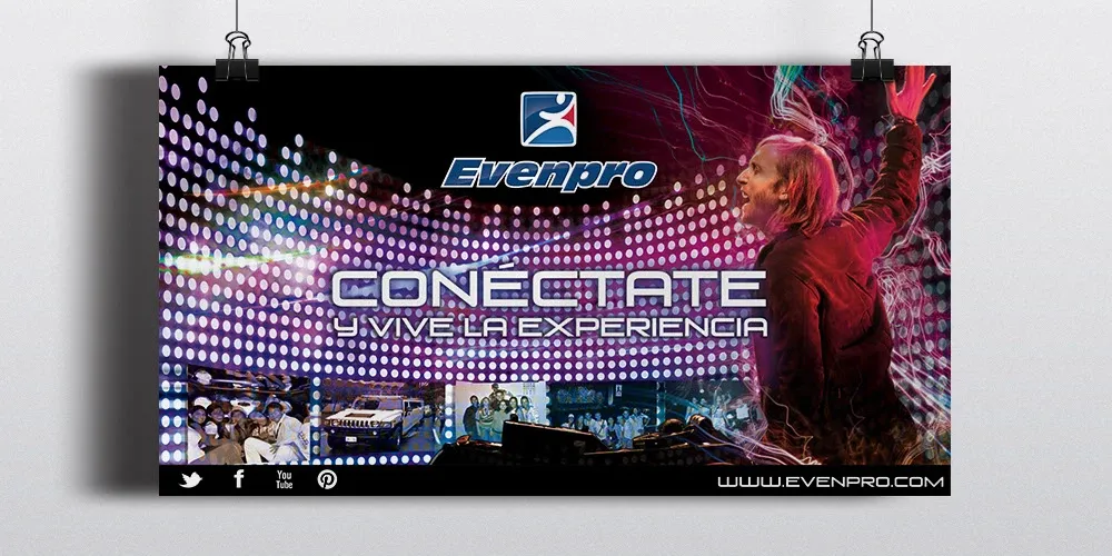 Banner design for EvenPro