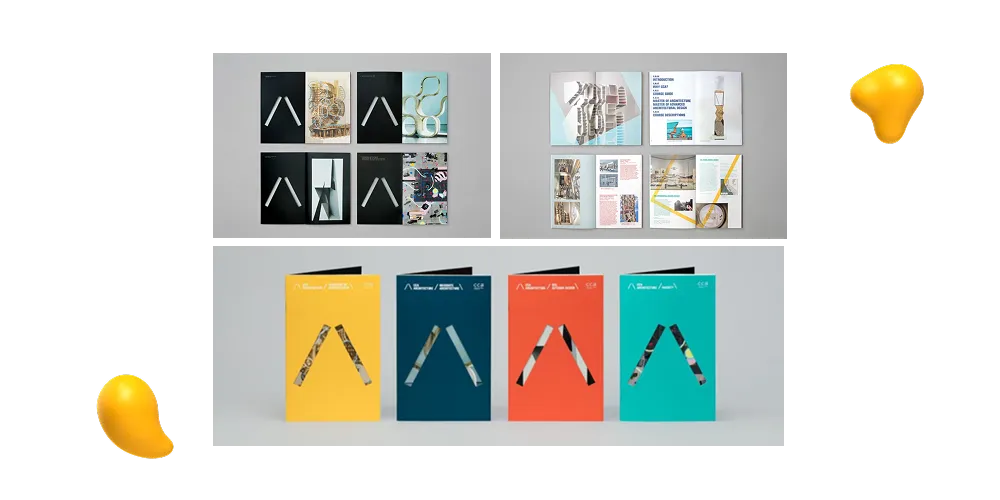 Creative brochure design for CCA Architecture